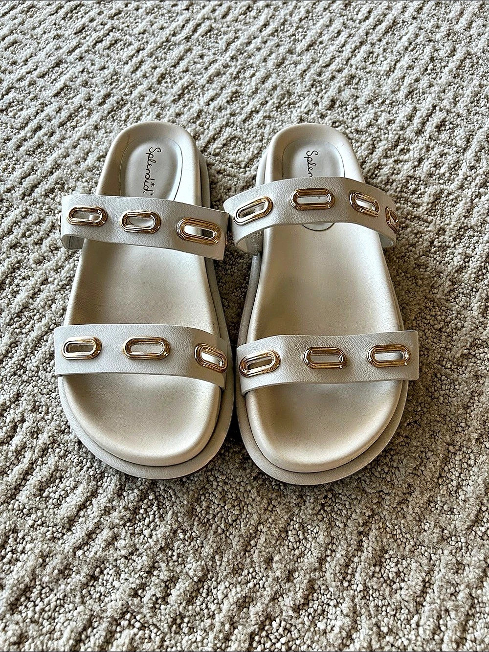 Splendid Gold Studded Sandals US 8.5